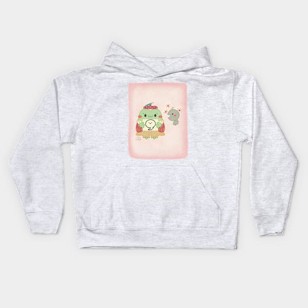 I Drew You! Kids Hoodie by Sara Spring